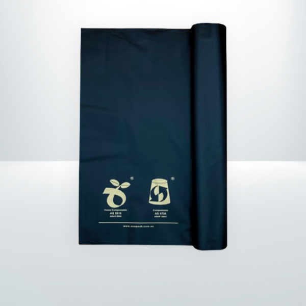 100pcs 310mm x 405mm Black Compostable Mailer
