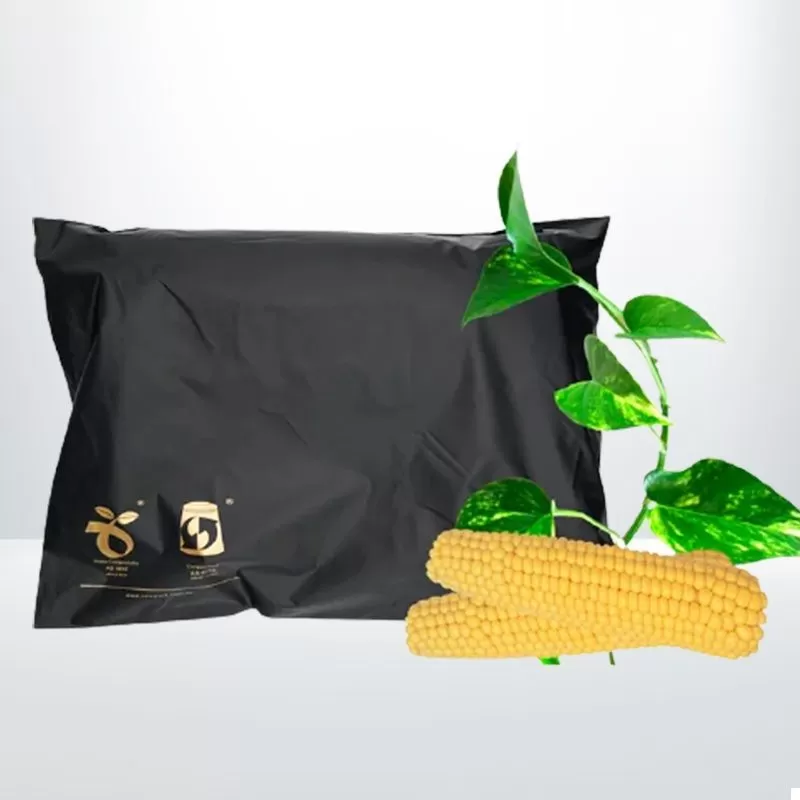 100pcs 310mm x 405mm Black Compostable Mailer
