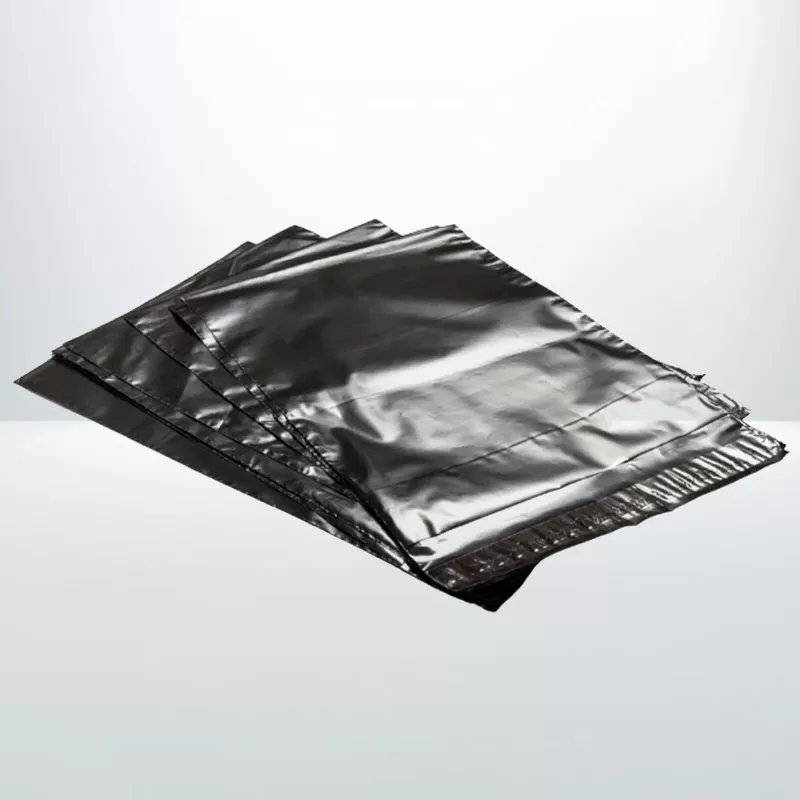 100pcs 310mm x 405mm Black Poly Bags Courier Shipping