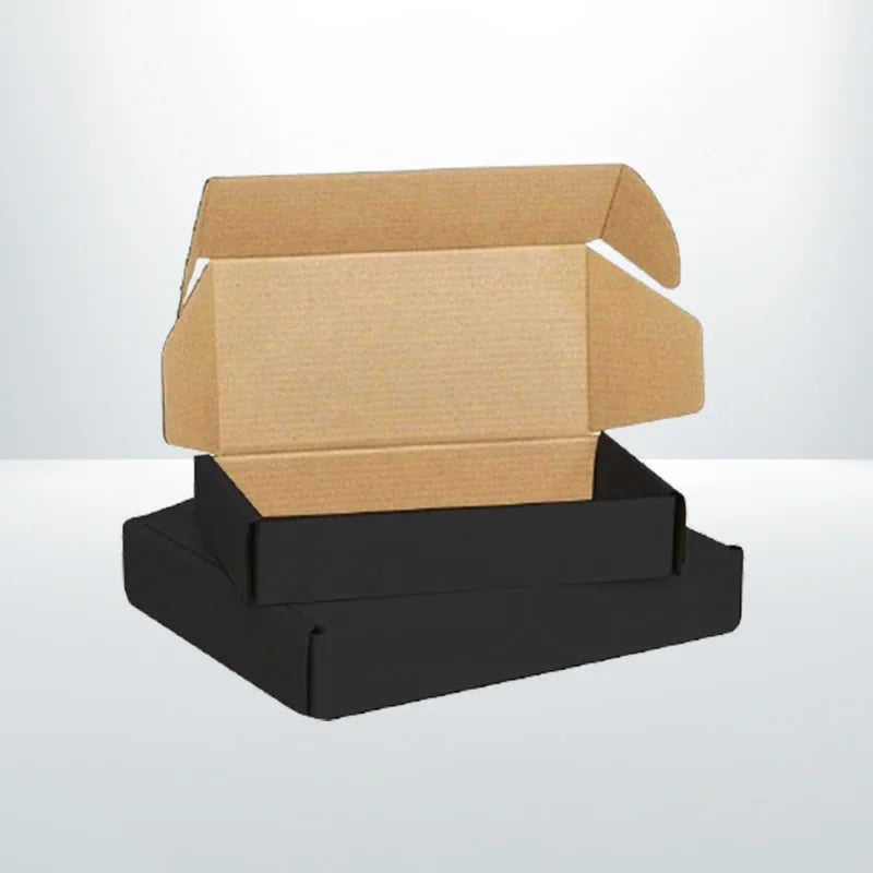 100pcs 310x230x52mm Black Mailing Box Diecut