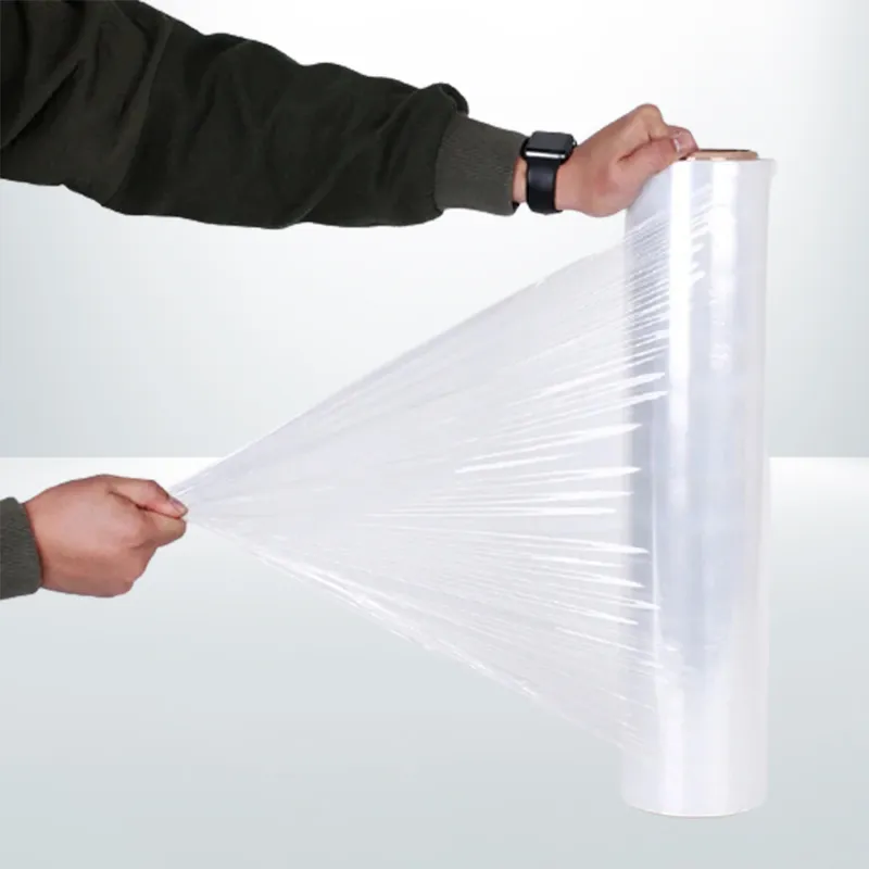 4pcs 500mm X 400M X 25U Plastic Shrink Wrap Roll White