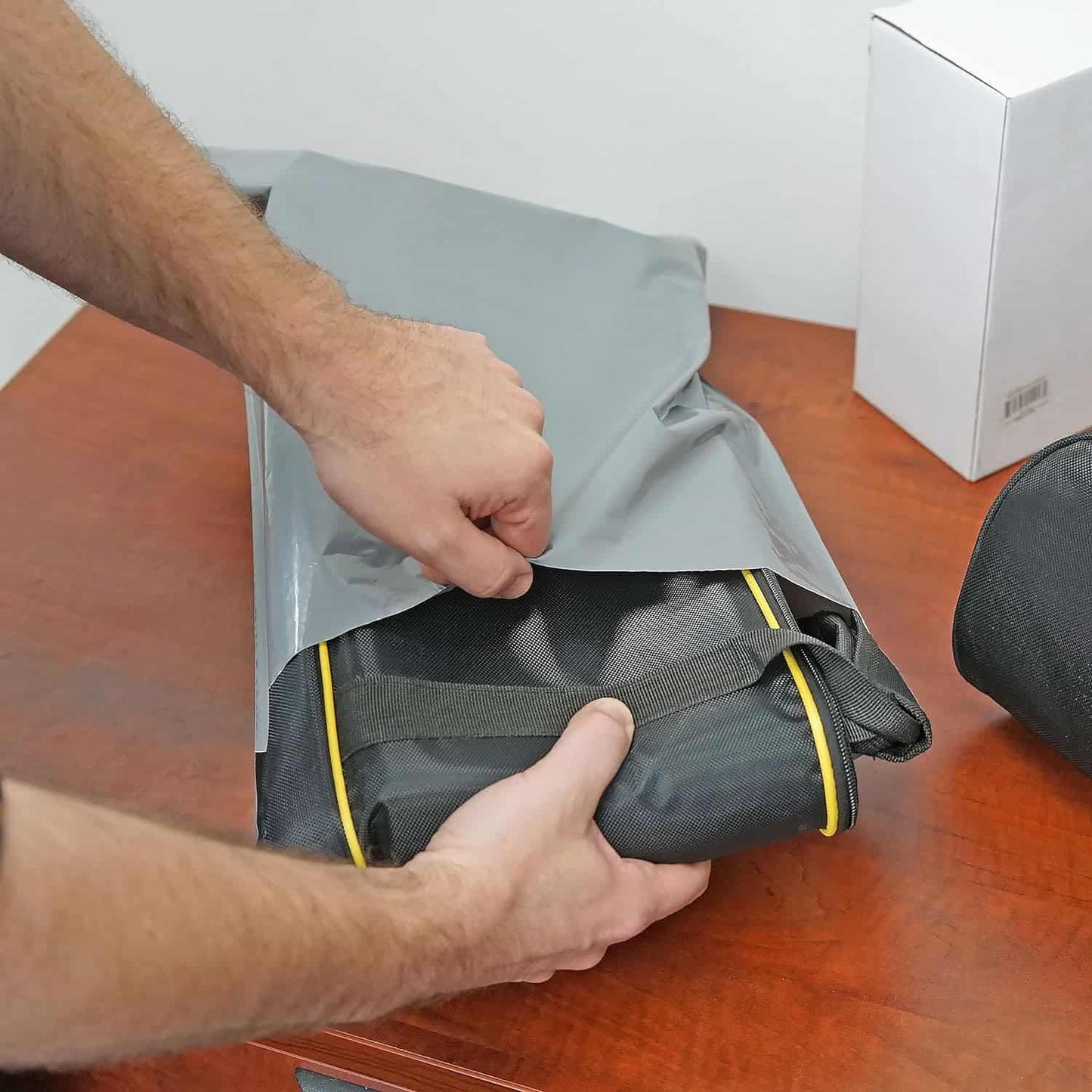 100X 310mmx405mm Dark Grey Poly Mailer Bags Courier Shipping