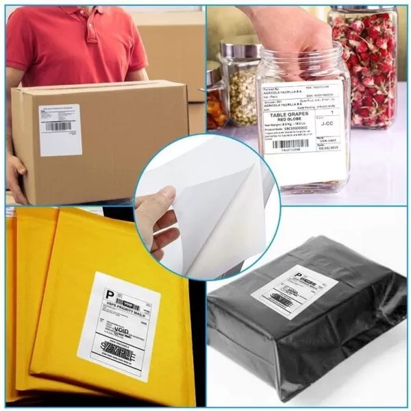 100pcs A4 4UP Address Labels Stickers Self Adhesive
