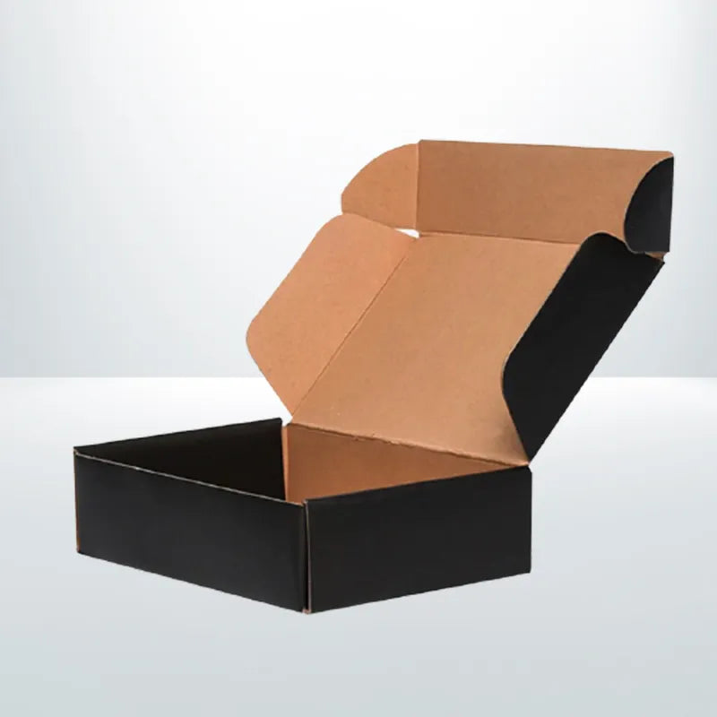 100pcs 240x125x75mm Black Mailing Box Diecut