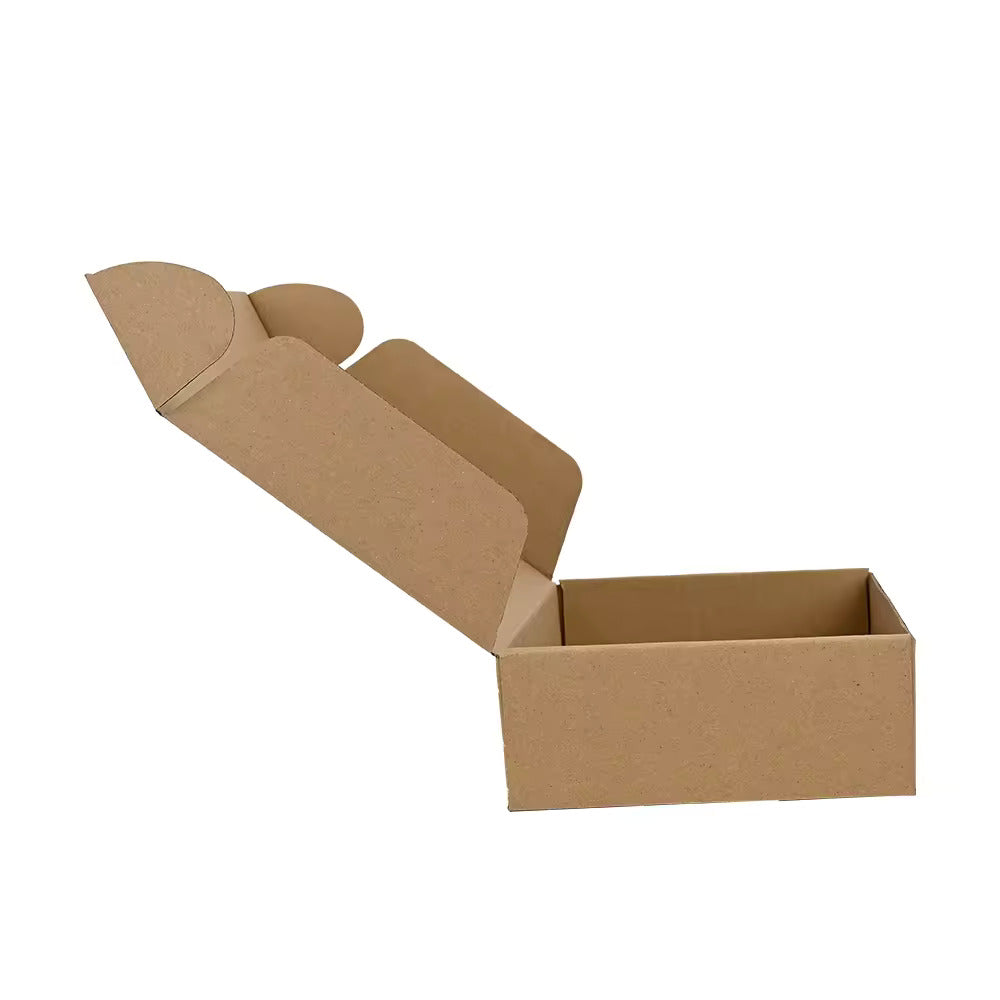 100 Pcs Brown Mailing Box 150 x 150 x 75mm Die Cut self lock