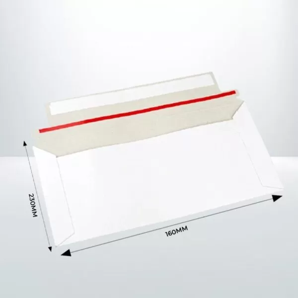 200pcs White 160x230mm 300 GSM | C5 Card Mailer
