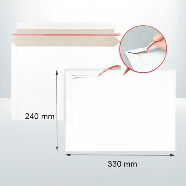 100 pcs A4 rigid mailer 330 x 240 mm