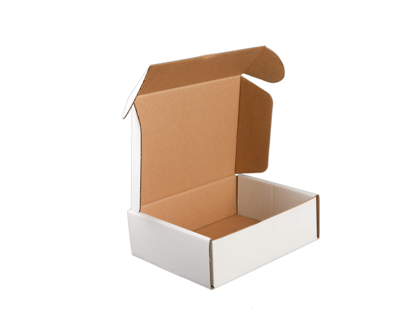 100pcs 174 x 128 x 53mm White Mailing Box