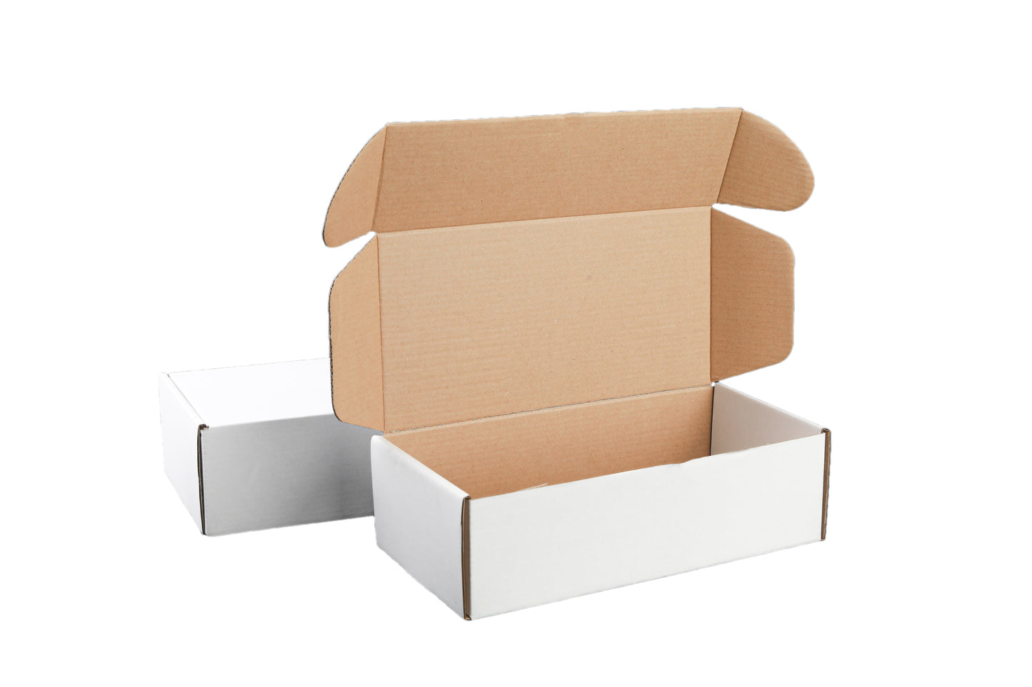 100 Pcs White Mailing Box 150 x 150 x 75mm Die Cut self lock