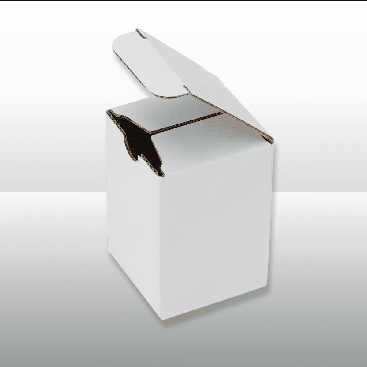 100pcs 55 x 55 x 80mm White Candle Mailing Box