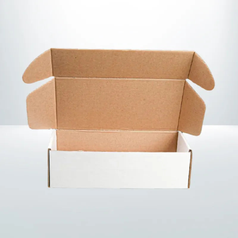 50pcs Mailing Box diecut tuck front 270x200x95mm White