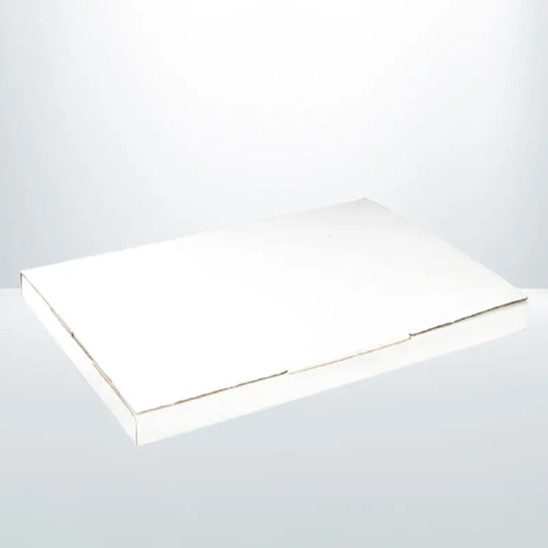 100pcs 350 x 250 x 16mm White Diecut SuperFlat Mailing Box