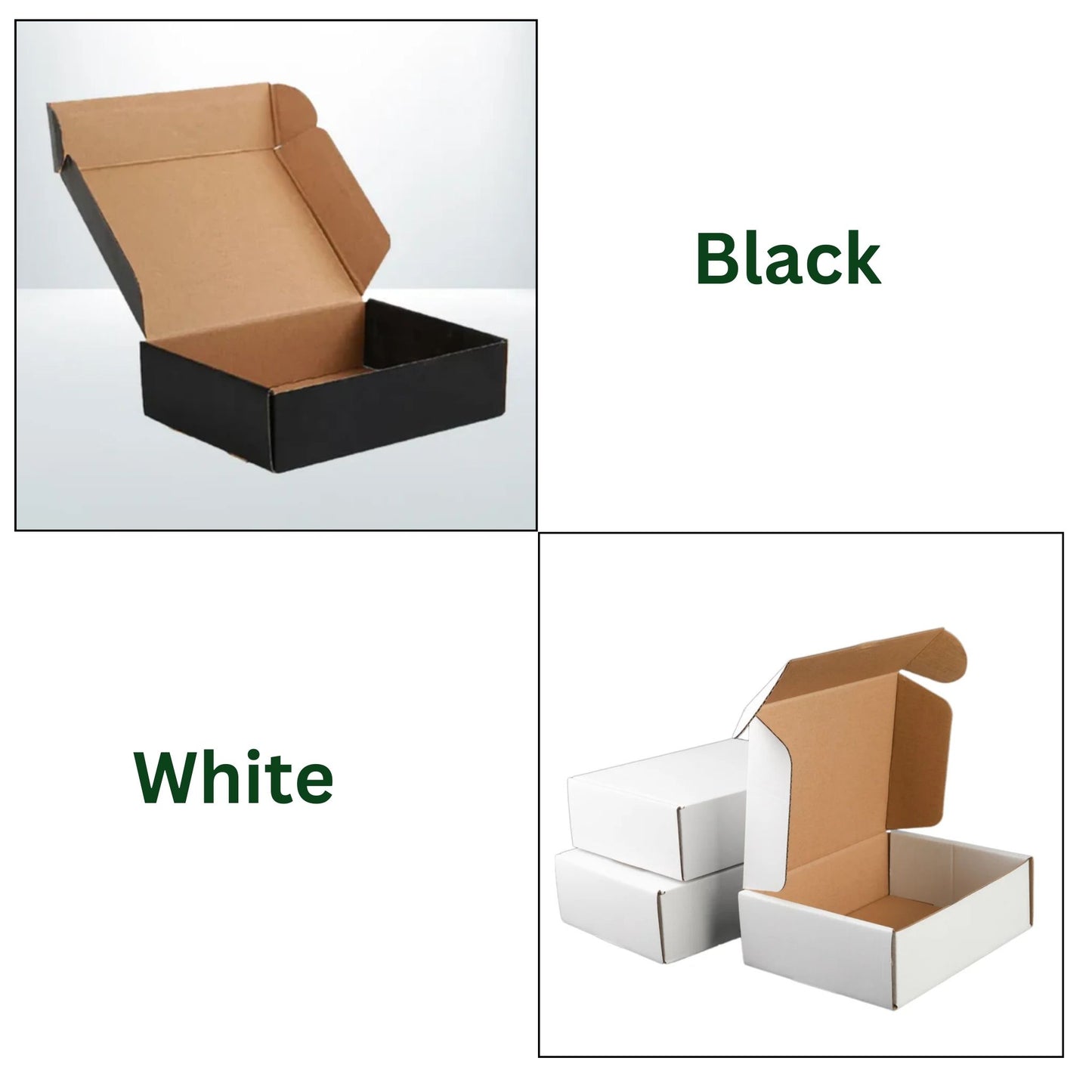 100x Mailing box 310x230x52mm cardboard boxes Diecut
