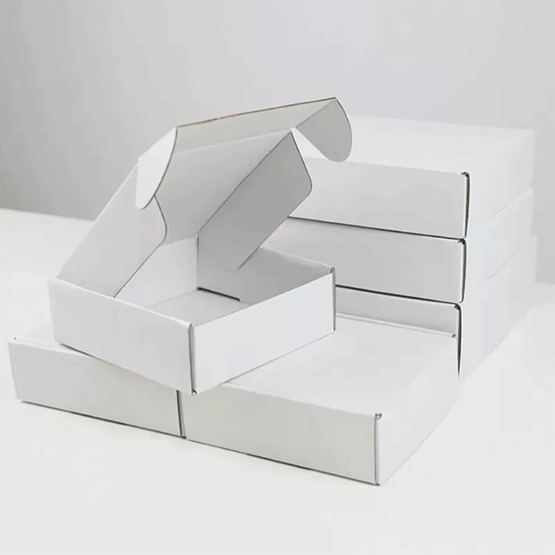 50 Pcs 270x160x100mm Full White Mailing Boxes