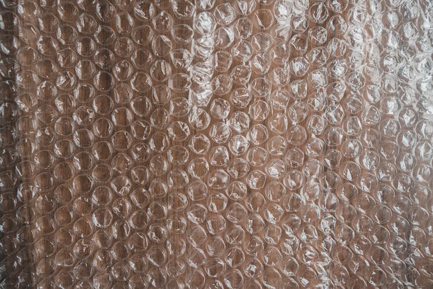500x Bubble Pouch Bag 100 x 180mm Clear Bubble Wrap Self Seal Bags