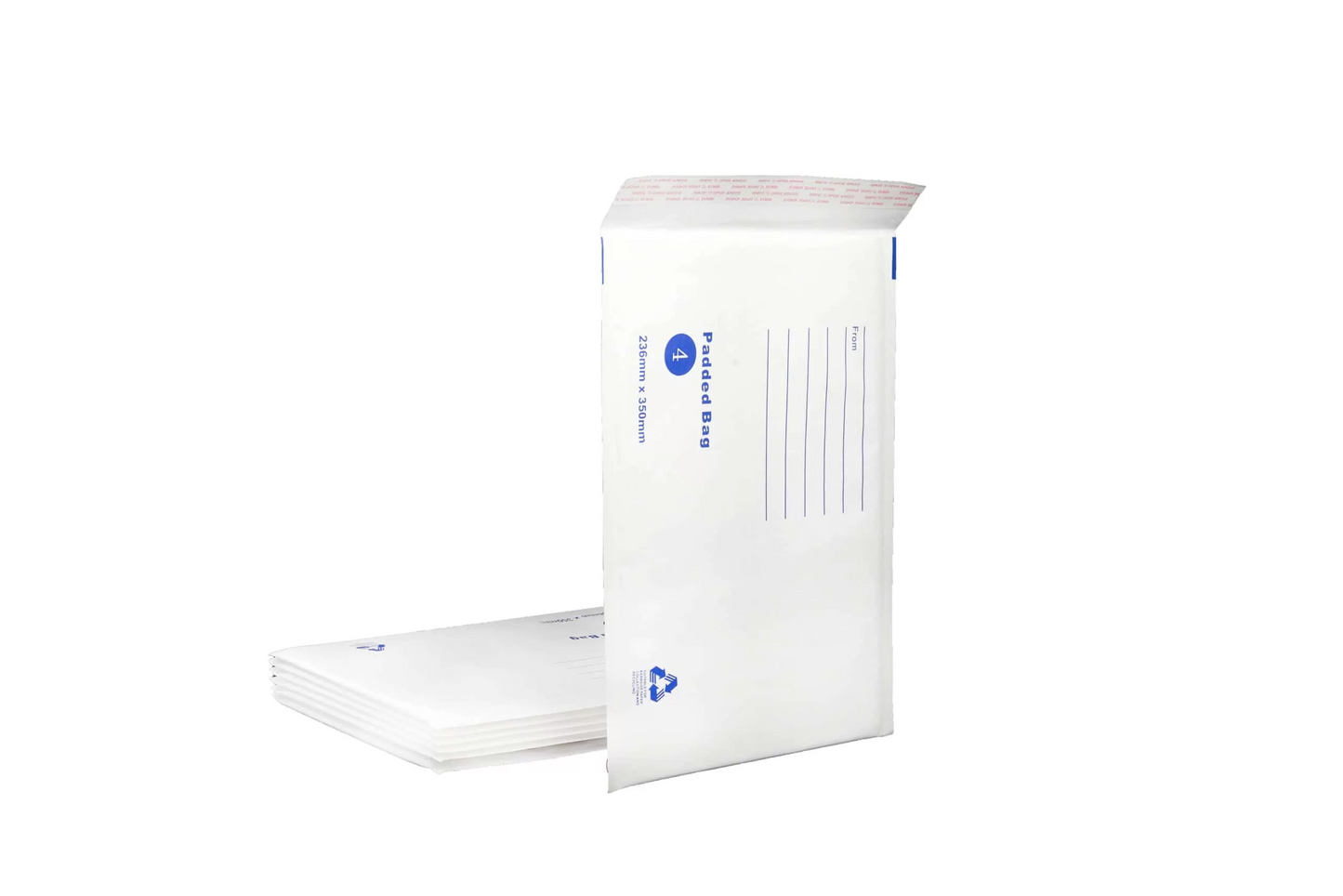 235mmx350mm Bubble Mailer White Printed Padded Bag Envelope
