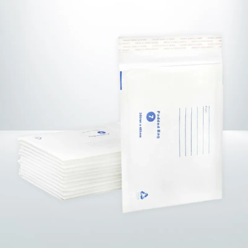 100x 360 x 485mm White Bubble Mailer Printed Padded Envelope