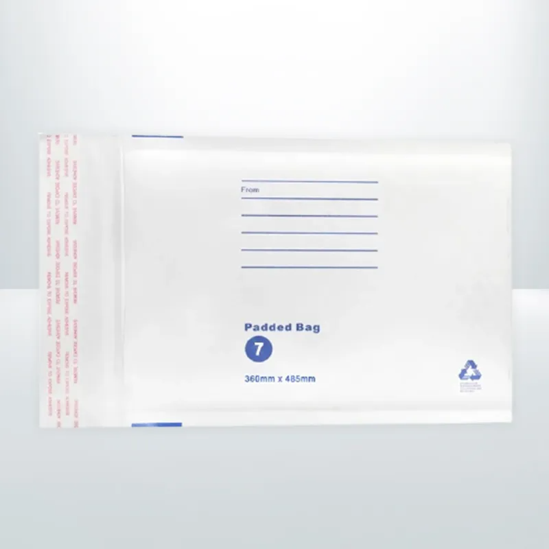 100x 360 x 485mm White Bubble Mailer Printed Padded Envelope