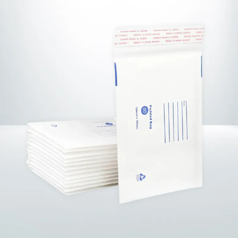 120mm x 180mm White Bubble Mailer Printed Padded Bag Envelope