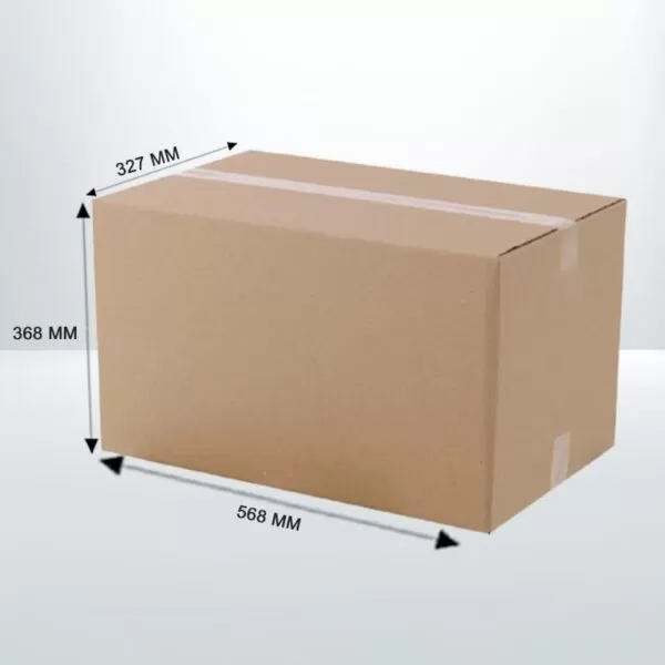 568x368x327mm Moving Boxes 68L Carry with Handles