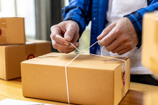 How to Tie a Cardboard Boxes for Shipping