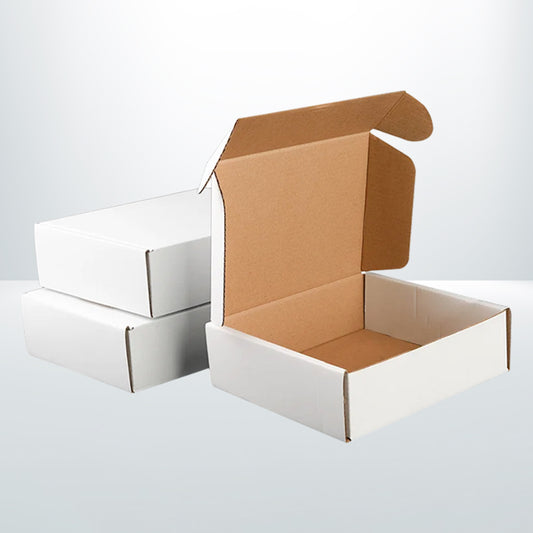 100pcs 240 x 150 x 60mm White Mailing Boxes