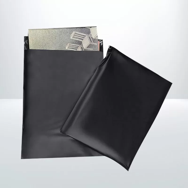 100pcs 255mm x 330mm Black Poly Bags Courier Shipping