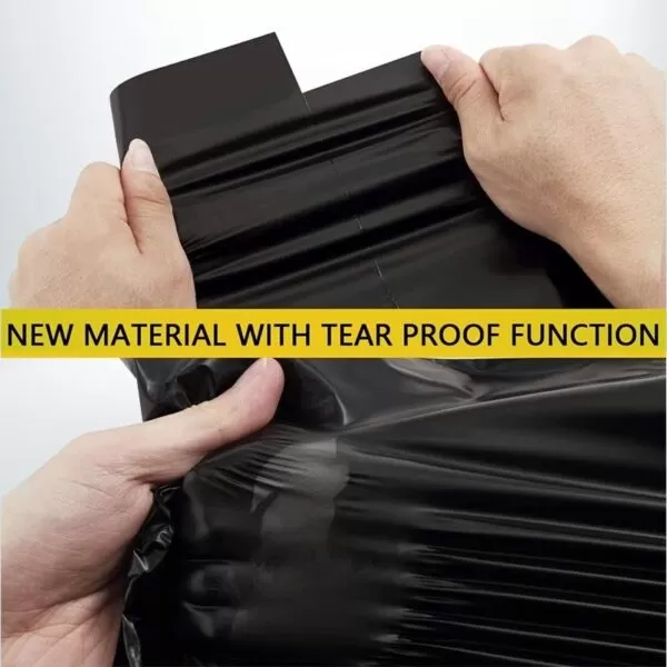 100pcs 255mm x 330mm Black Poly Bags Courier Shipping