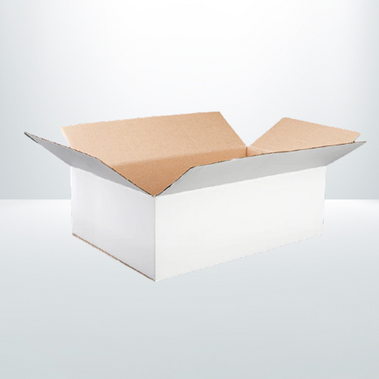 100pcs 270 x 200 x 95mm White Mailing Box Cardboard Postal Carton