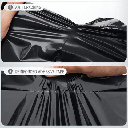 100pcs 310mm x 405mm Black Poly Bags Courier Shipping