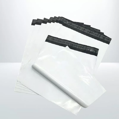 100pcs 310mmx405mm White Poly Mailer Bags Courier Shipping