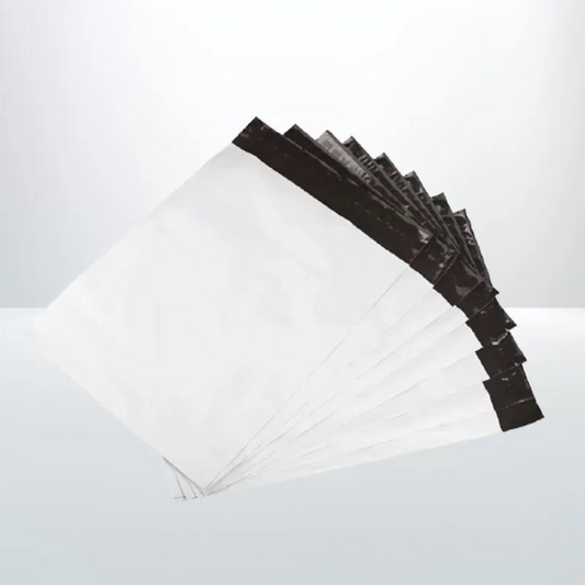 100pcs 310mmx405mm White Poly Mailer Bags Courier Shipping
