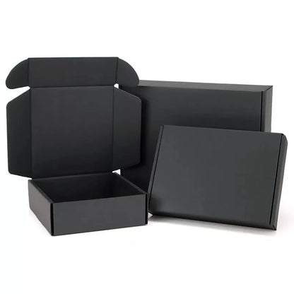 100pcs 270 x 160 x 100mm Full Black Mailing Box RSC Carton