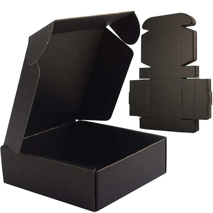 50 Pcs 220x160x77mm Mailing boxes Full Black BXP1