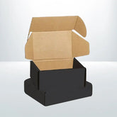 100pcs Black Mailing Box 150 x 100 x 75mm self lock Shipping Carton for Small Accessories