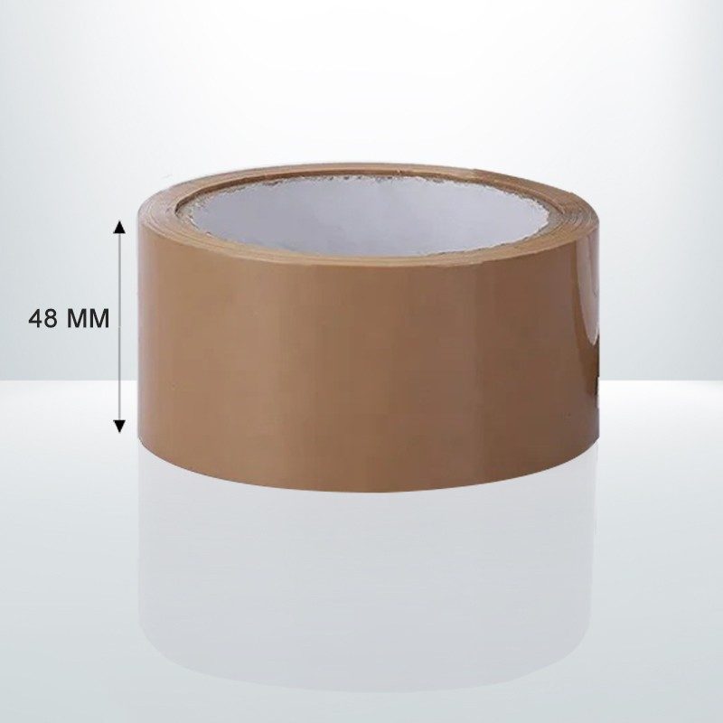 72 Rolls 48mm x 75m 45 Microns Brown Sealing Packaging Tapes
