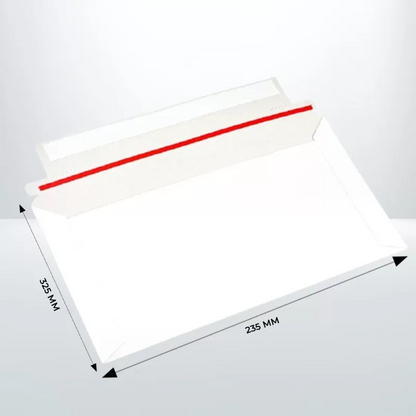 200pcs White 235x325mm 300 gsm | A4 Size Card Mailer