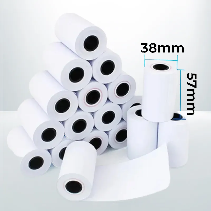 50pcs 57x38mm Thermal Eftpos Rolls | Cash Register Paper Roll