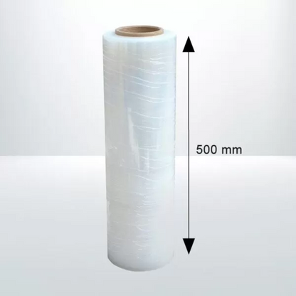 4pcs 500mm X 400M X 25U Plastic Shrink Wrap Roll White