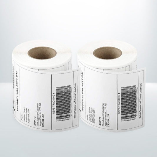 12 Rolls 100mmx150mm 4"x6" Direct Thermal Labels 350/Roll