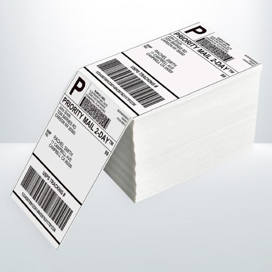 6x1000pcs Thermal Direct Shipping Label 4x6 Fan-Fold