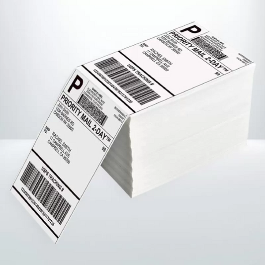 6x1000pcs Thermal Direct Shipping Label 4×6 Fan-Fold