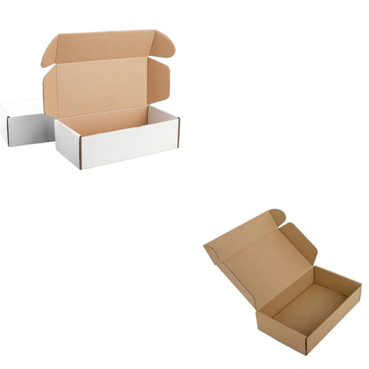 100 Pcs Mailing Box 150 x 150 x 75mm Die Cut self lock Shipping Carton for small parts