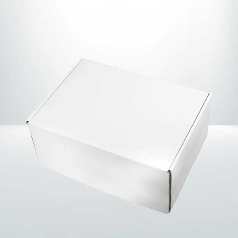 100pcs 130x110x40mm White Mailing boxes Diecut box
