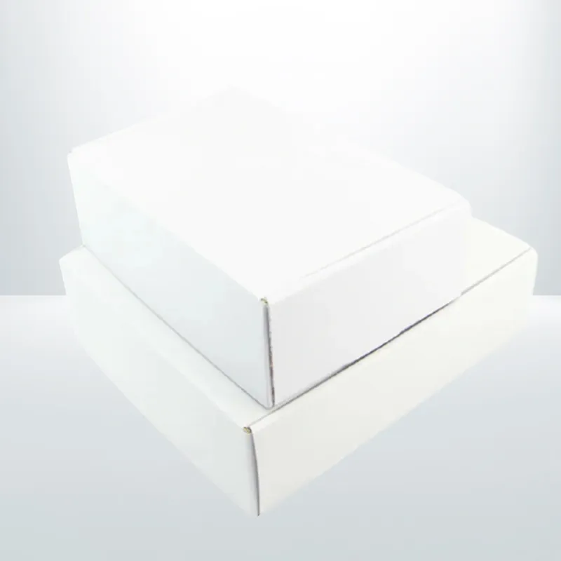 50 Pcs 240x190x120mm White Mailing Boxes