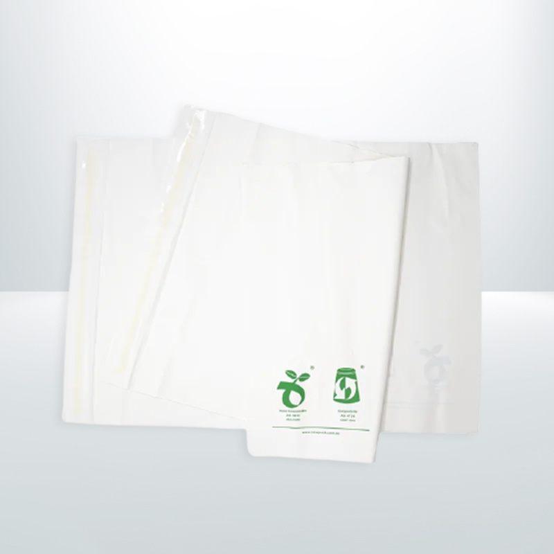 100pcs 350mmx480mm White Compostable Mailer  