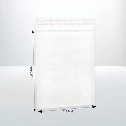 215mm x 280mm Bubble Mailer White Padded Bag Envelope