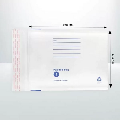 500pcs 160mm x 230mm Printed Bubble Mailer Padded Bag