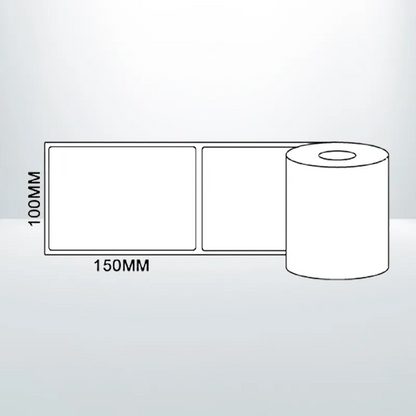 100mmX150mm Direct Thermal Address Label 4″x6″ 500Labels/Roll