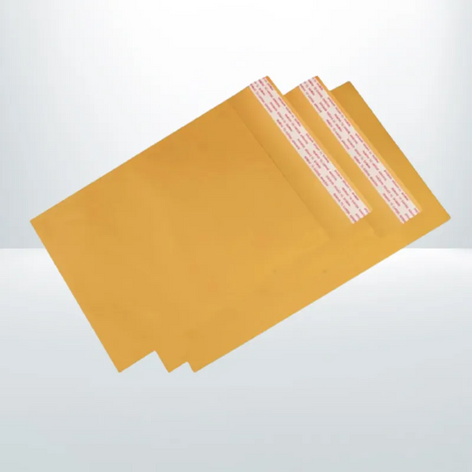 160x230mm Yellow Premium Business Laminated Envelope 